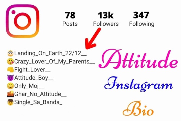 Attitude Instagram Bio for Boys